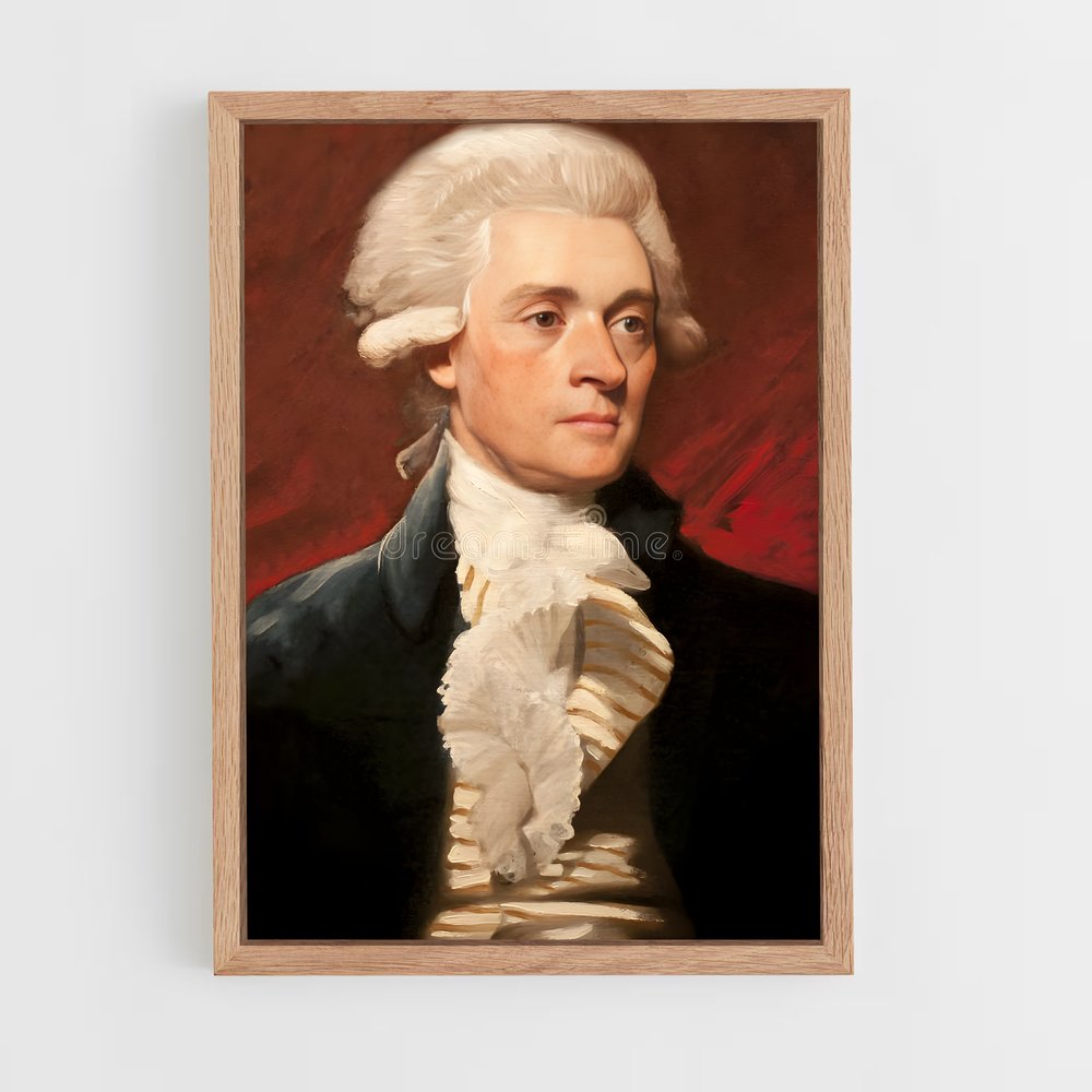 ap-thomas jefferson-2 cadre Bois clair