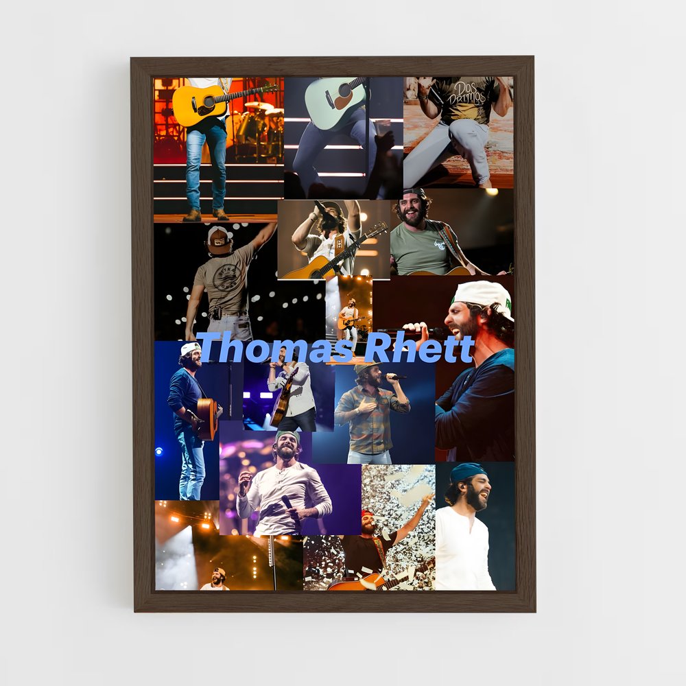 ap-thomas rhett-4 cadre Bois foncé