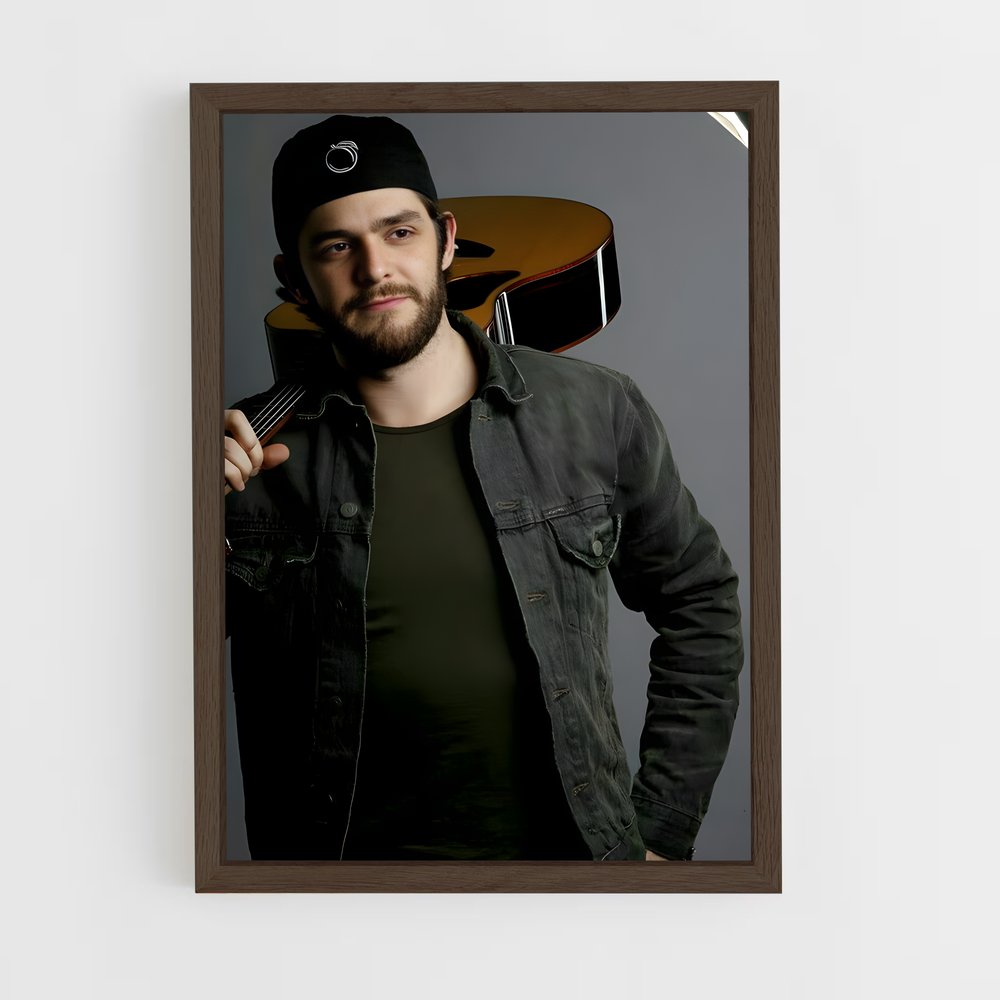 ap-thomas rhett-5 cadre Bois foncé
