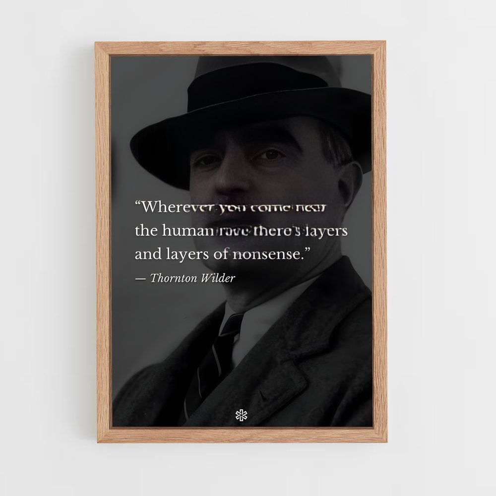 ap-thornton wilder-2 cadre Bois clair