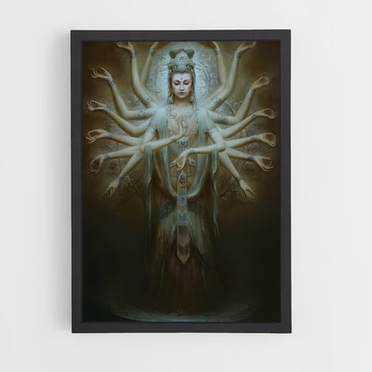 ap-thousand arm buddha-9 cadre Noir