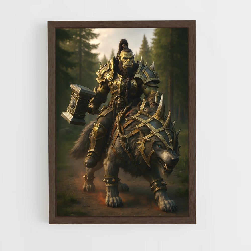 ap-thrall-4 cadre Bois foncé