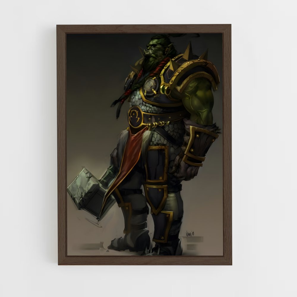 ap-thrall-5 cadre Bois foncé