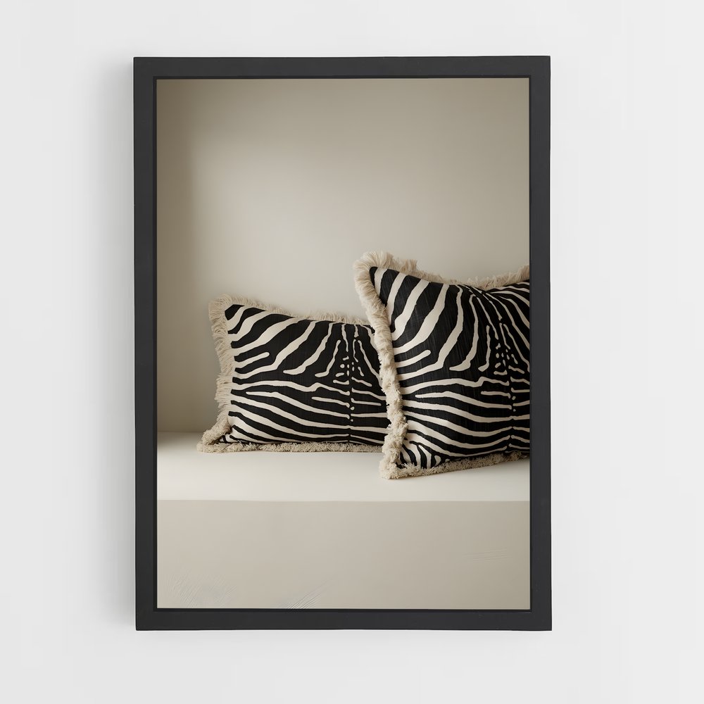 ap-throw pillow-3 cadre Noir