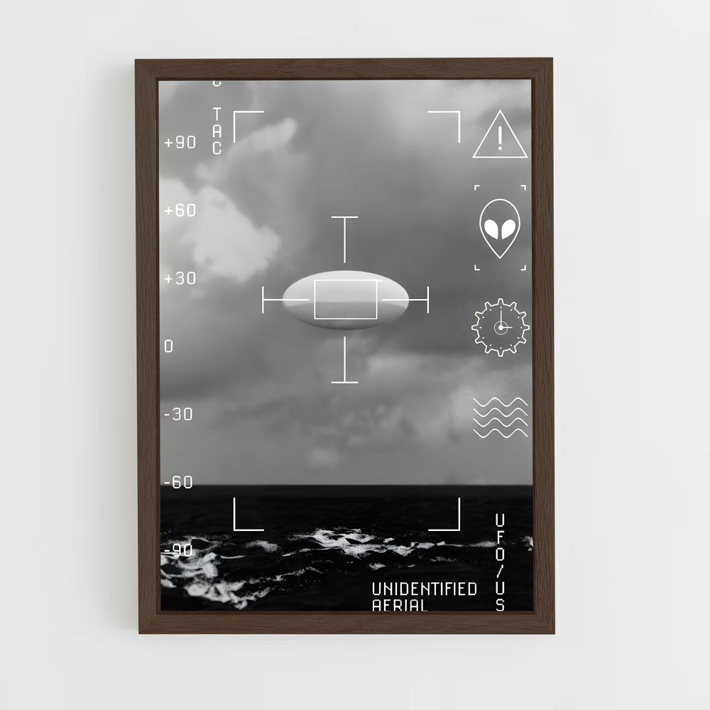 ap-tic tac ufo-3 cadre Bois foncé