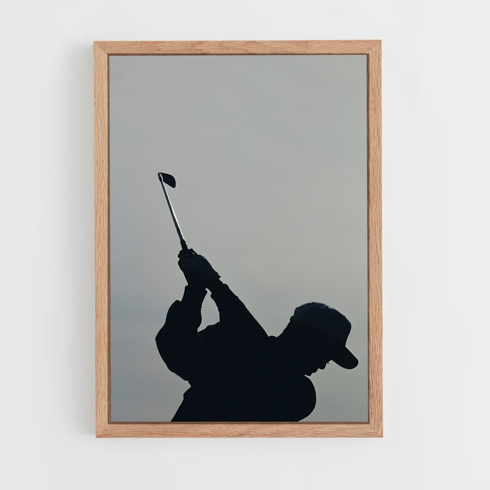 ap-tiger woods-3 cadre Bois clair