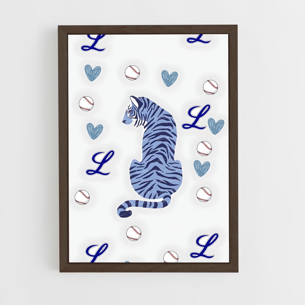 ap-tigres del licey-2 cadre Bois foncé