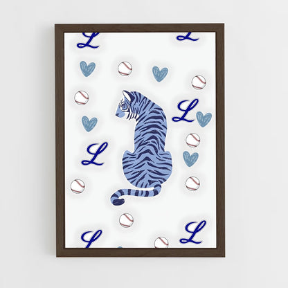 ap-tigres del licey-2 cadre Bois foncé