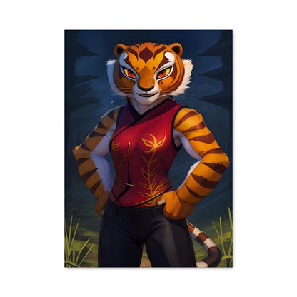 Poster Tigre Audacieux