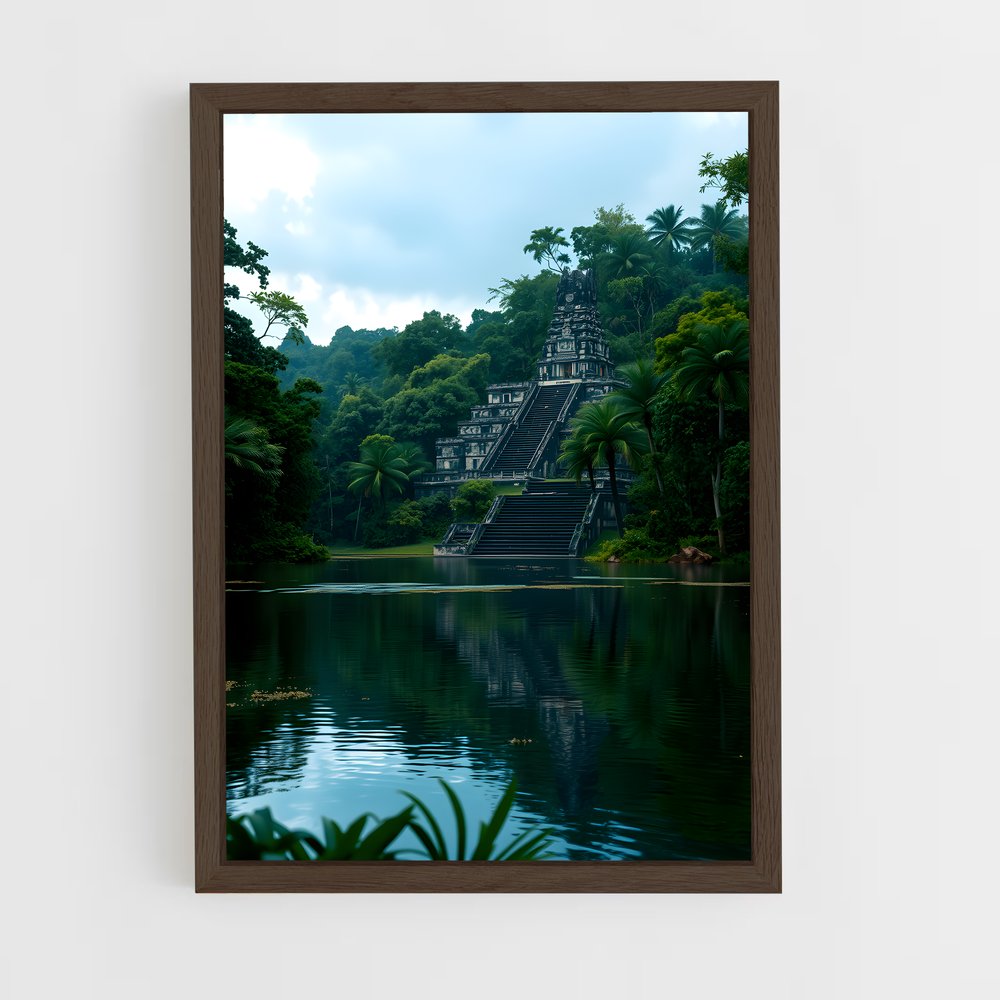 ap-tikal-10 cadre Bois foncé