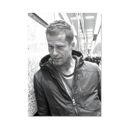 Poster L'Homme au Manteau Noir