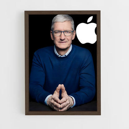 ap-tim cook-1 cadre Bois foncé