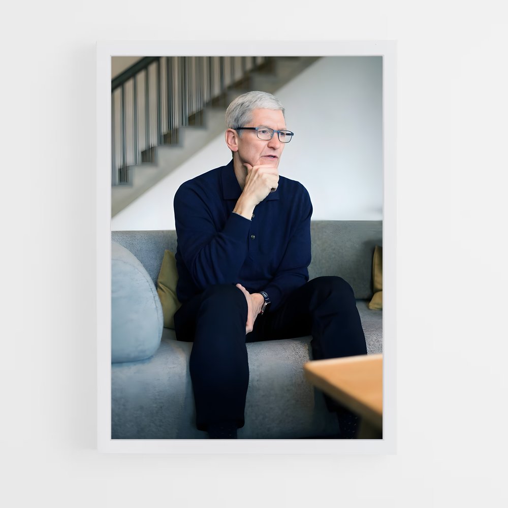 ap-tim cook-4 cadre Blanc
