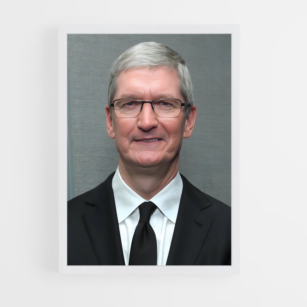 ap-tim cook-5 cadre Blanc