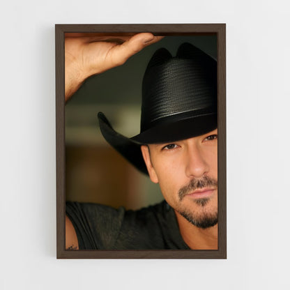 ap-tim mcgraw-10 cadre Bois foncé
