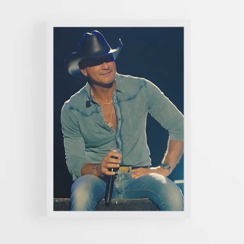 ap-tim mcgraw-2 cadre Blanc