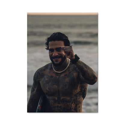 Poster Surf et Tatouages