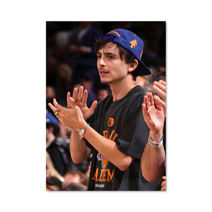 Poster Timothée en Bleu