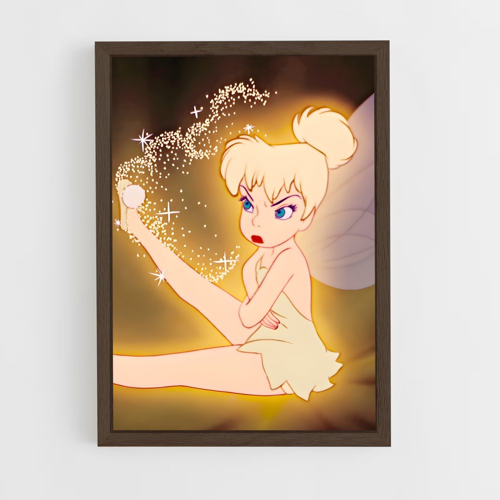 ap-tinker bell-1 cadre Bois foncé