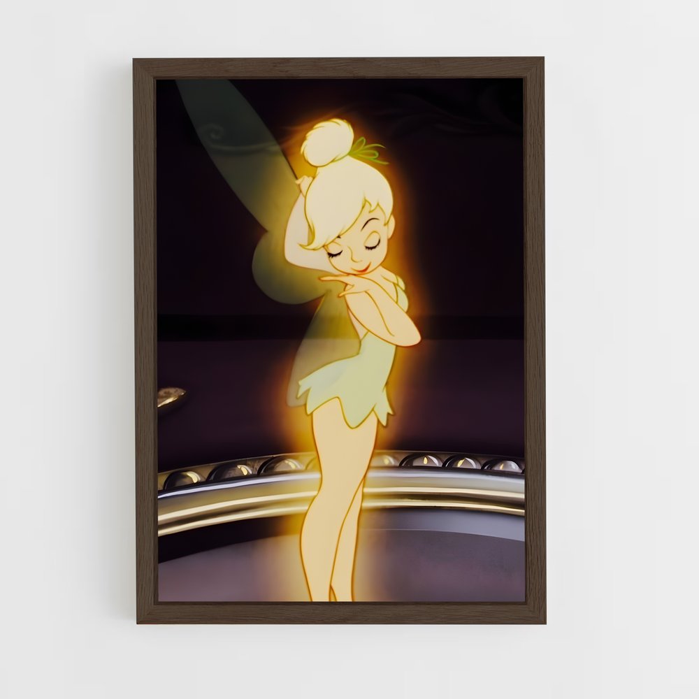 ap-tinker bell-5 cadre Bois foncé