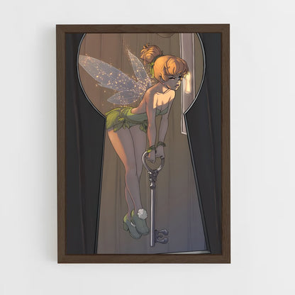 ap-tinker bell-7 cadre Bois foncé