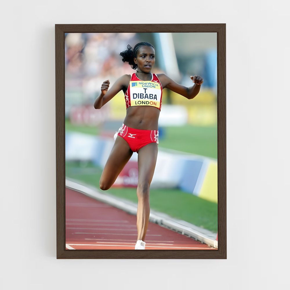 ap-tirunesh dibaba-6 cadre Bois foncé