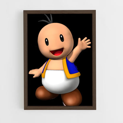 ap-toad-3 cadre Bois foncé