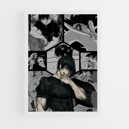 ap-toji fushiguro-2 cadre Blanc