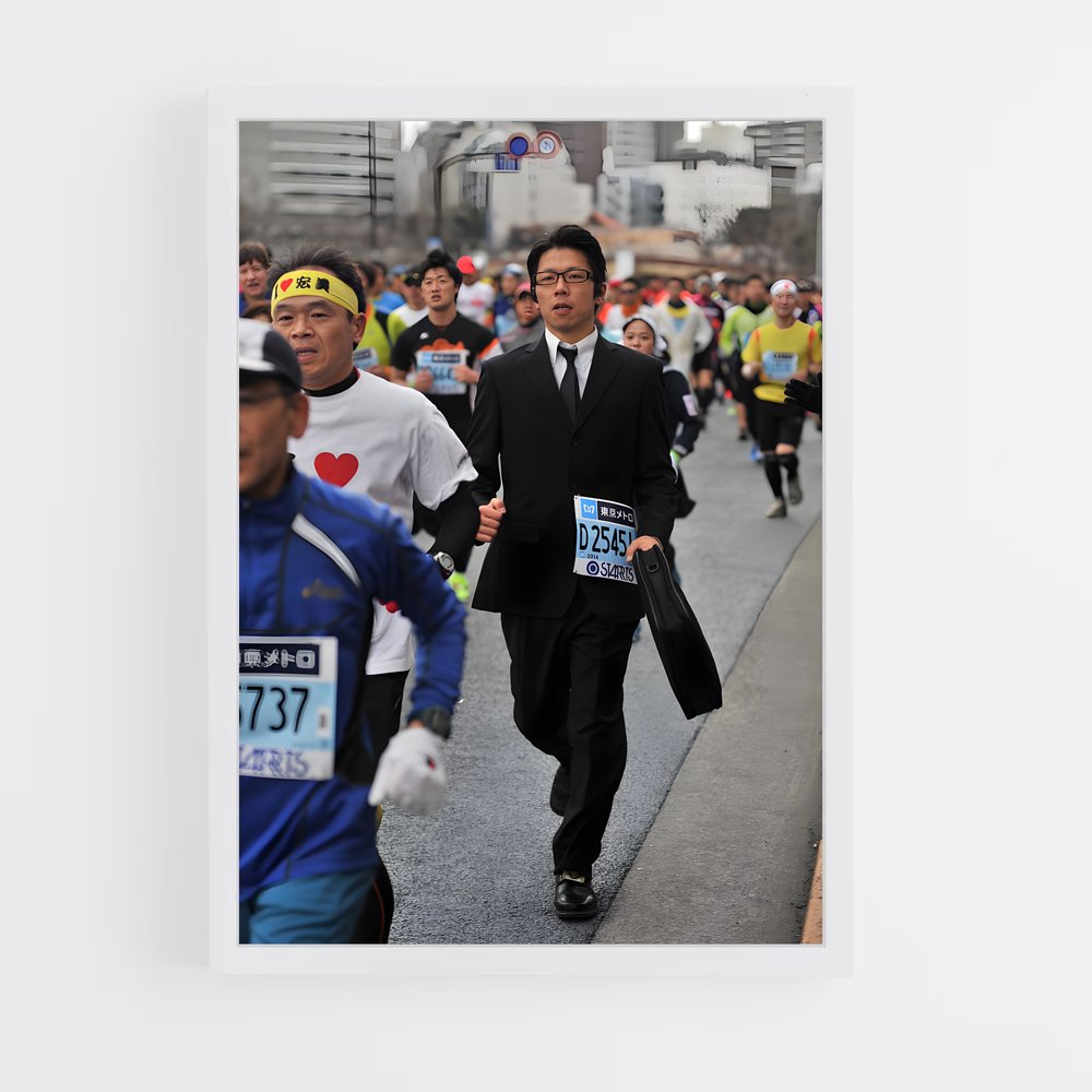 ap-tokyo marathon-3 cadre Blanc