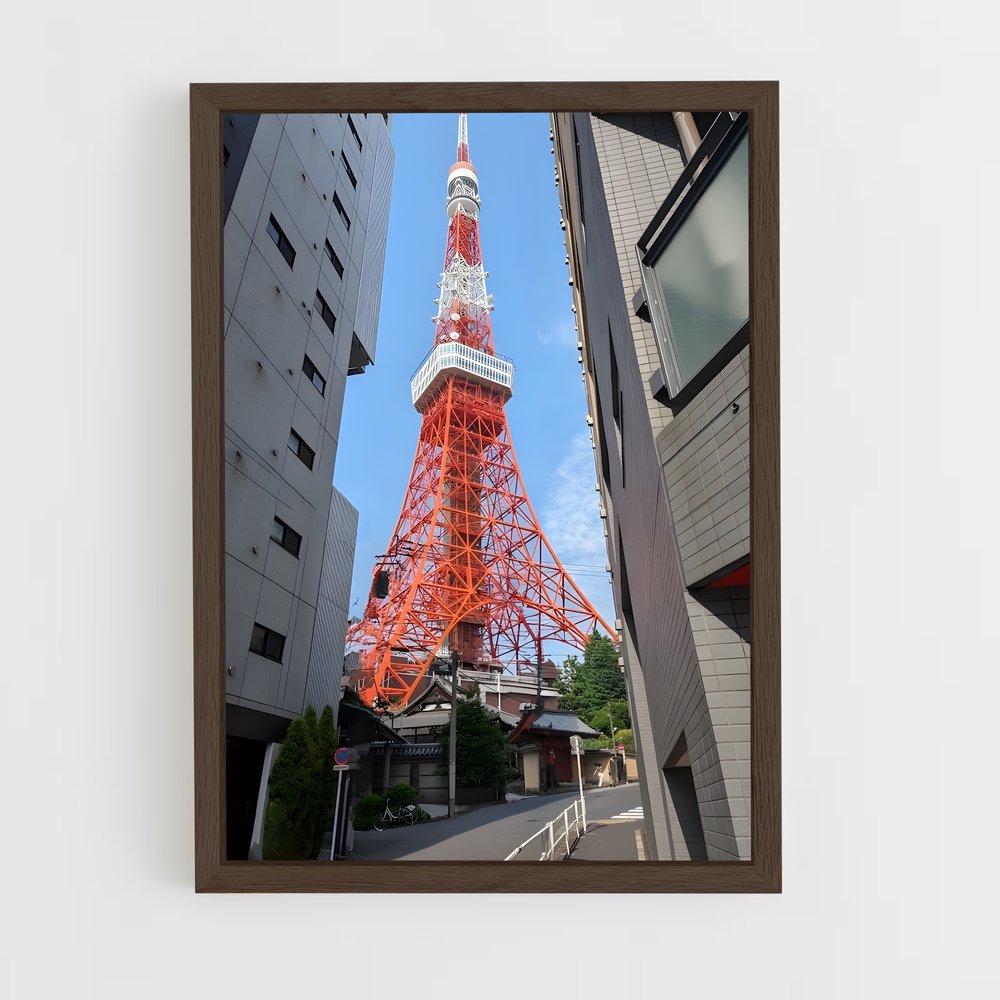 ap-tokyo tower-14 cadre Bois foncé