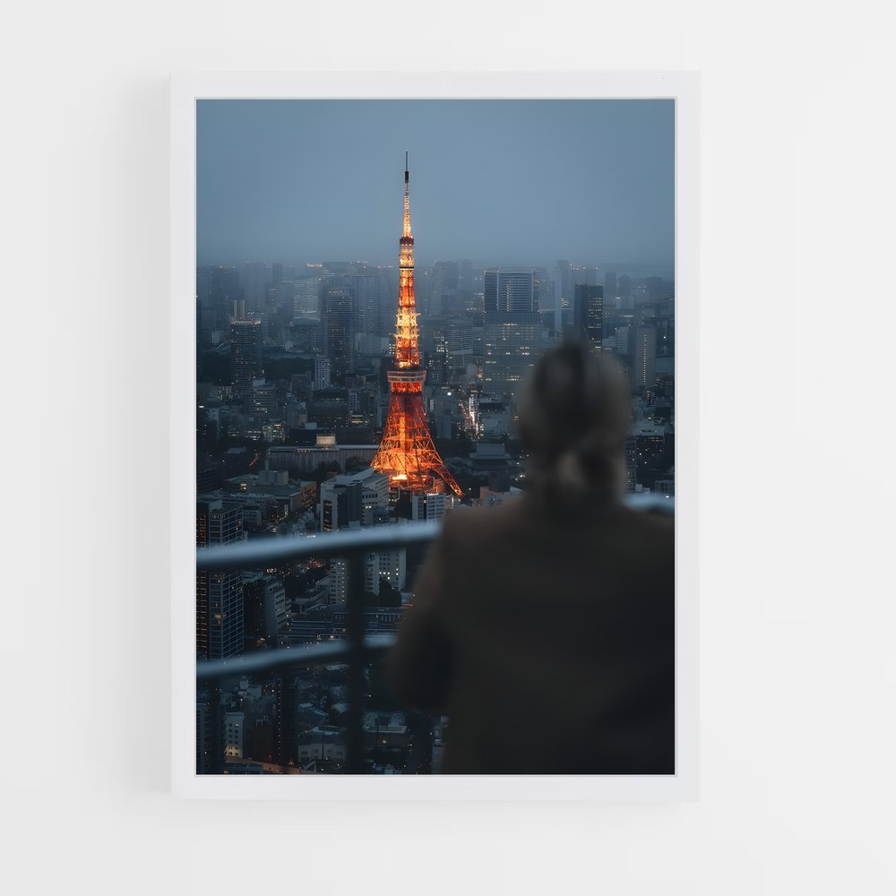 ap-tokyo tower-15 cadre Blanc