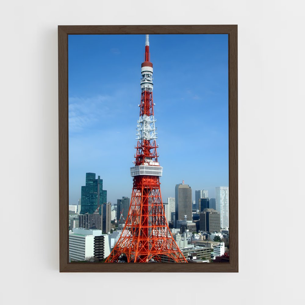 ap-tokyo tower-2 cadre Bois foncé