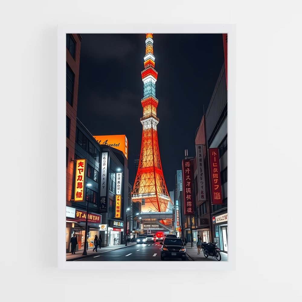 ap-tokyo tower-5 cadre Blanc