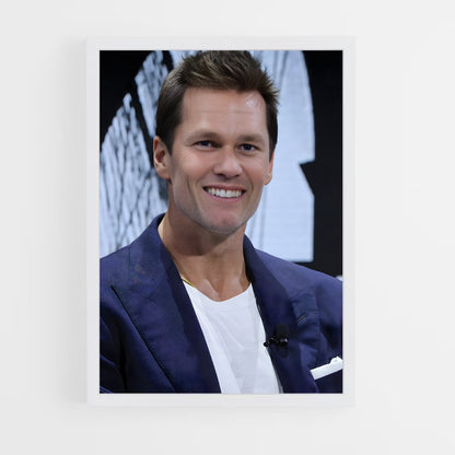 ap-tom brady-2 cadre Blanc