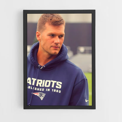 ap-tom brady-4 cadre Noir