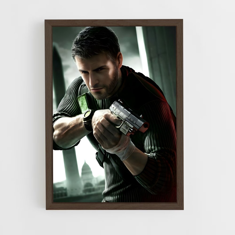 ap-tom clancy-1 cadre Bois foncé