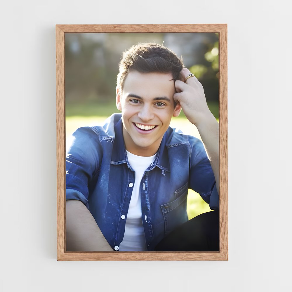 ap-tom daley-5 cadre Bois clair