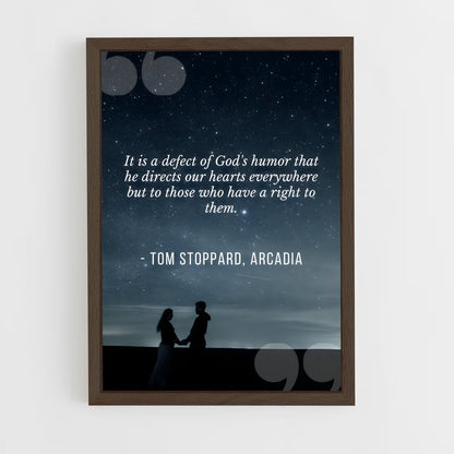ap-tom stoppard-3 cadre Bois foncé