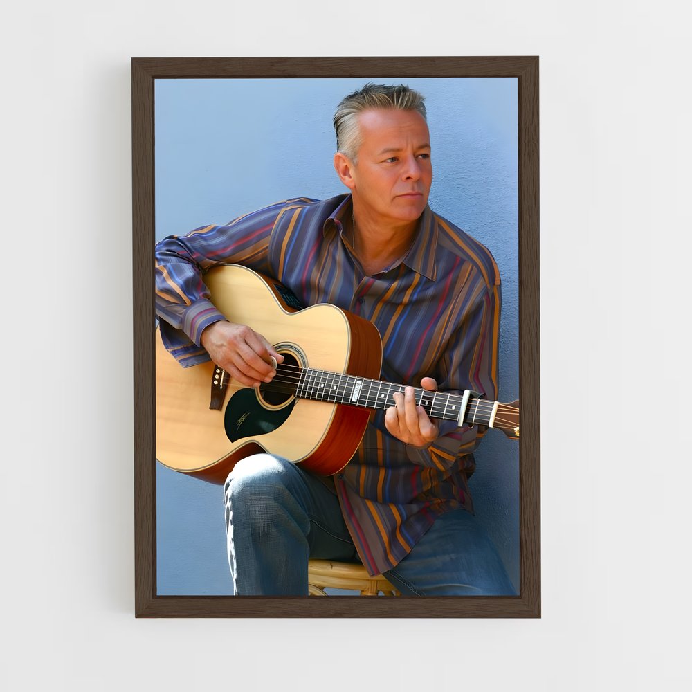 ap-tommy emmanuel-3 cadre Bois foncé
