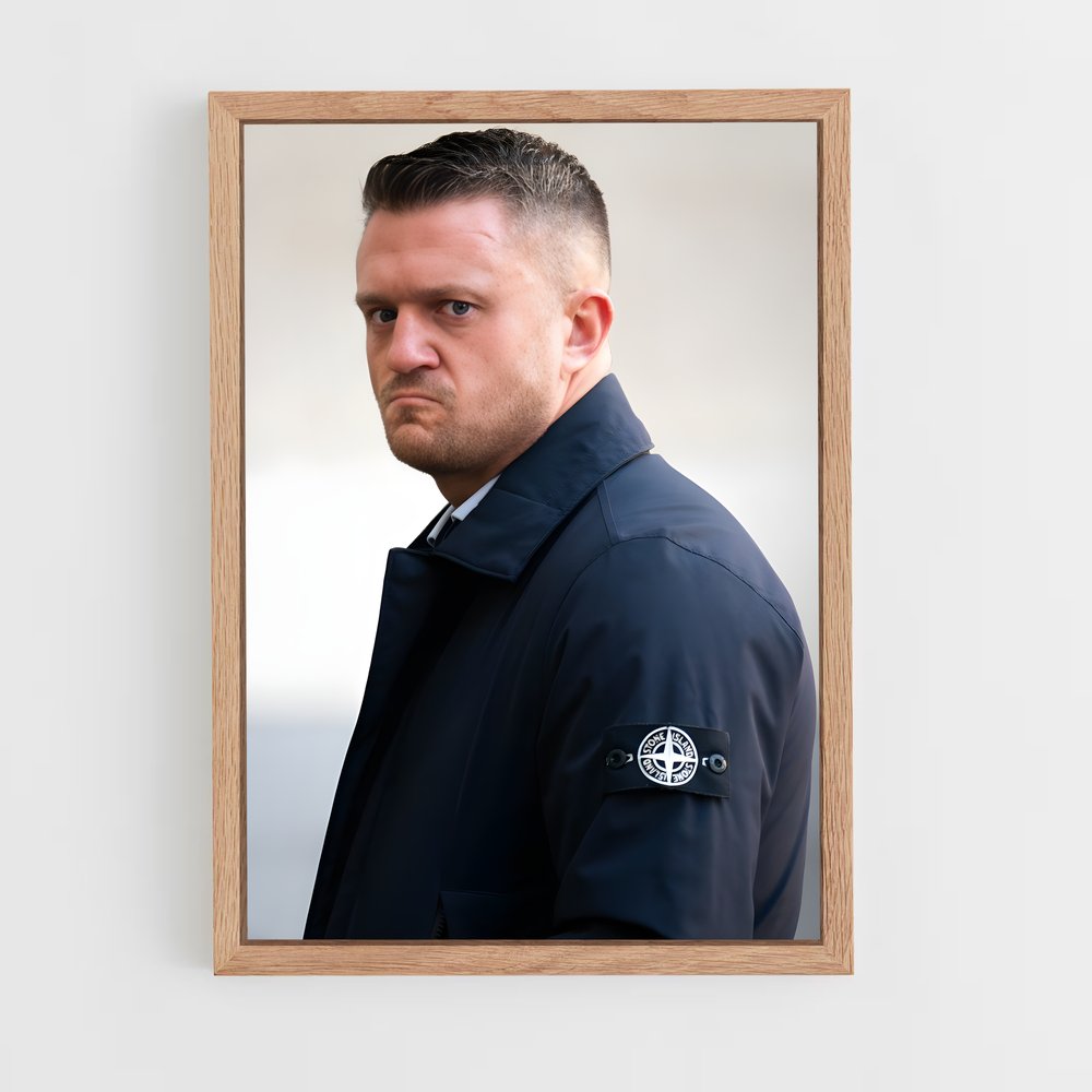 ap-tommy robinson-3 cadre Bois clair