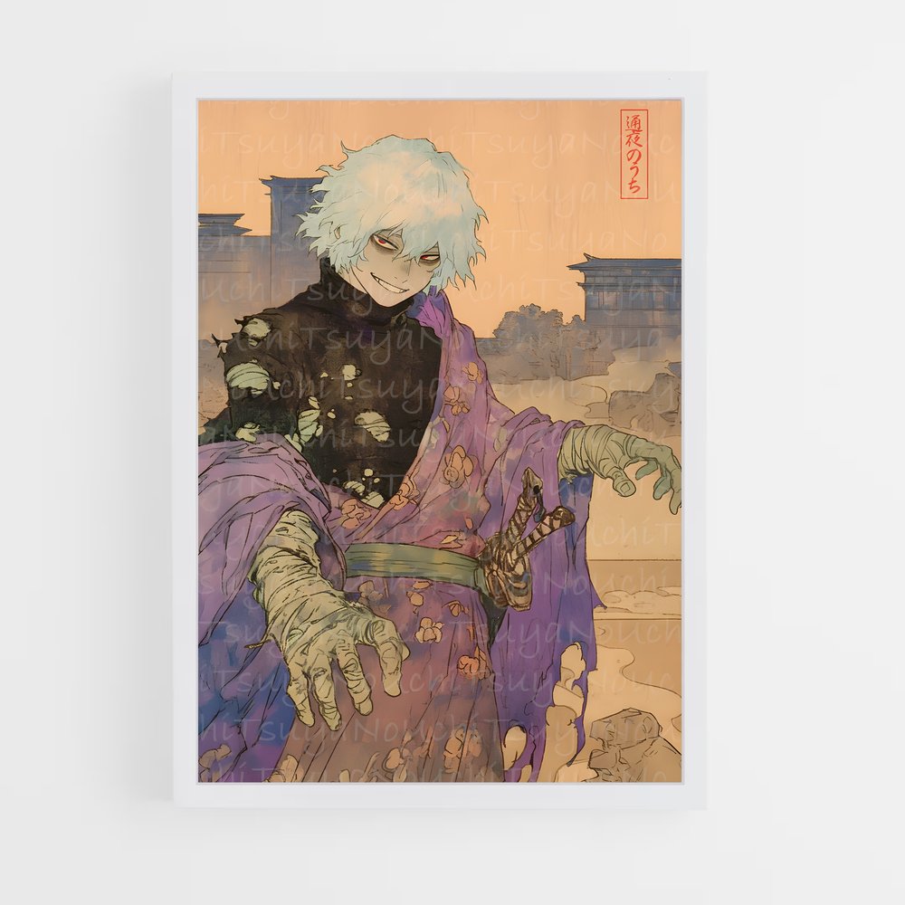 ap-tomura shigaraki-1 cadre Blanc
