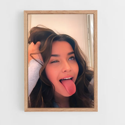 ap-tongue out-2 cadre Bois clair