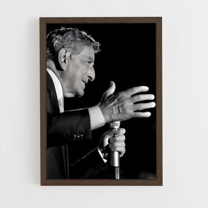 ap-tony bennett-4 cadre Bois foncé