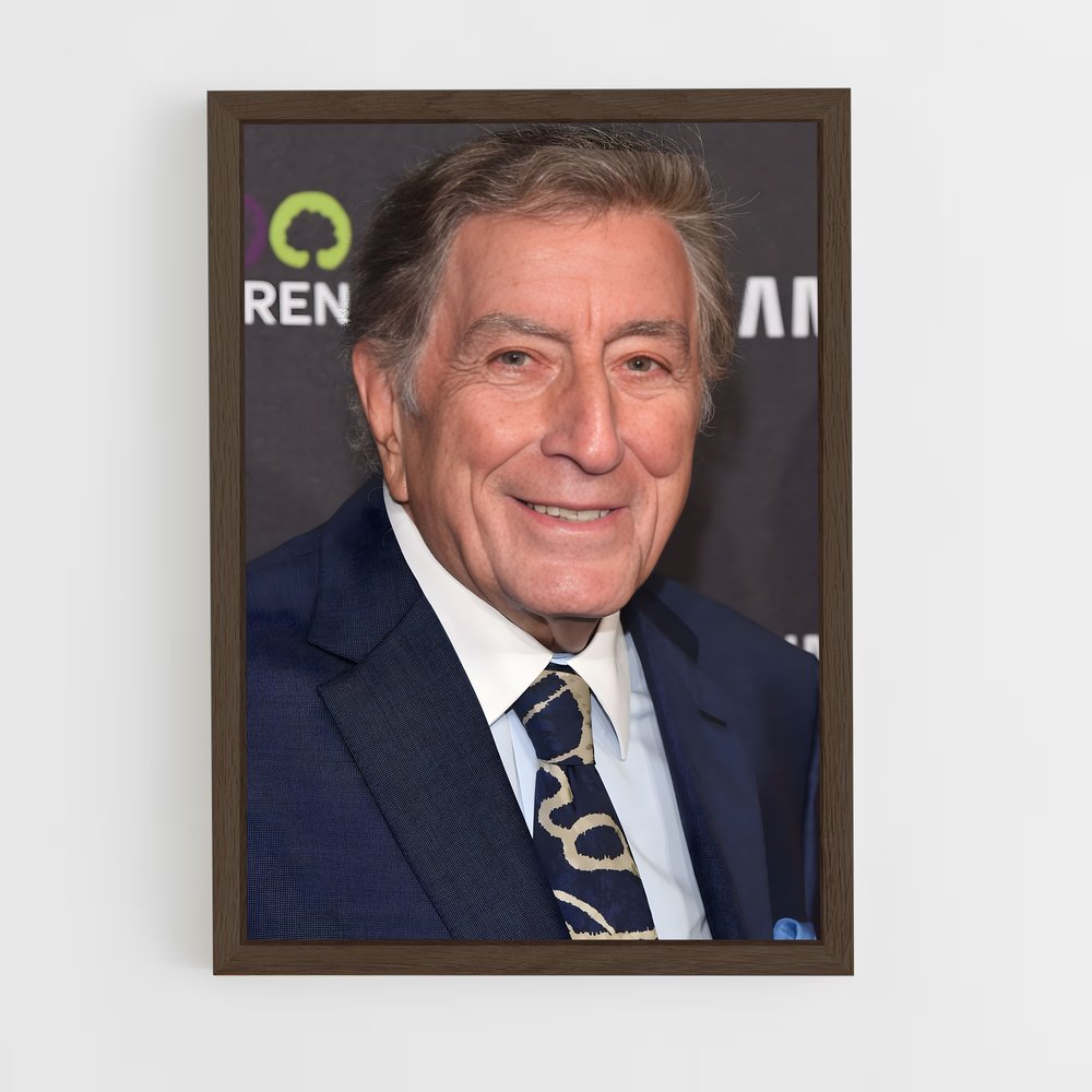 ap-tony bennett-5 cadre Bois foncé