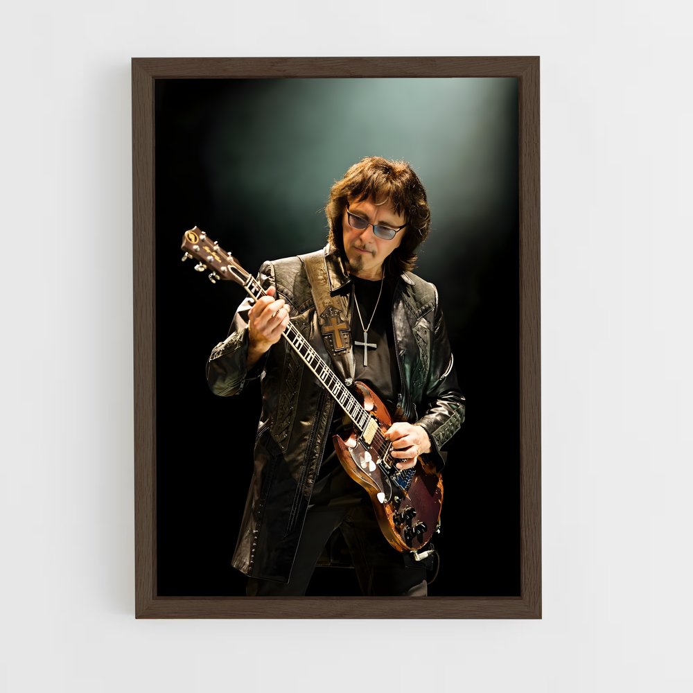 ap-tony iommi-1 cadre Bois foncé
