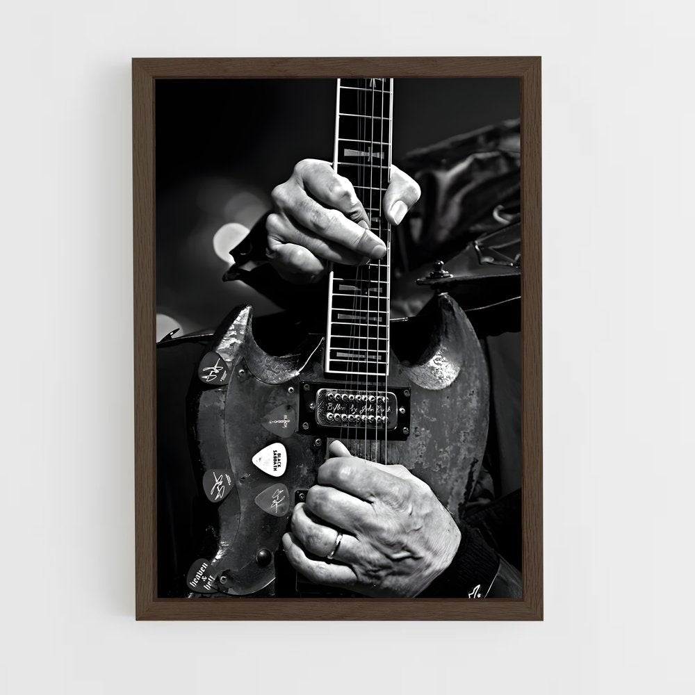 ap-tony iommi-3 cadre Bois foncé
