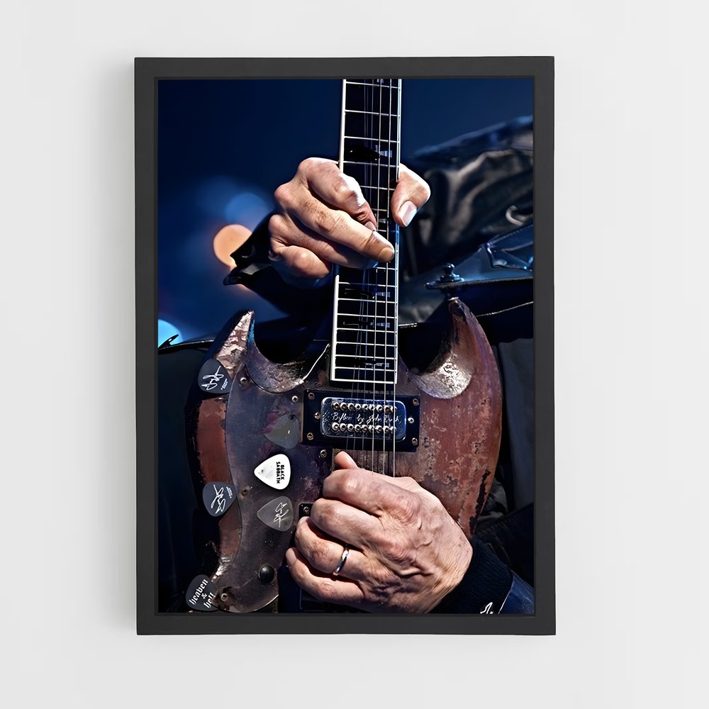 ap-tony iommi-8 cadre Noir