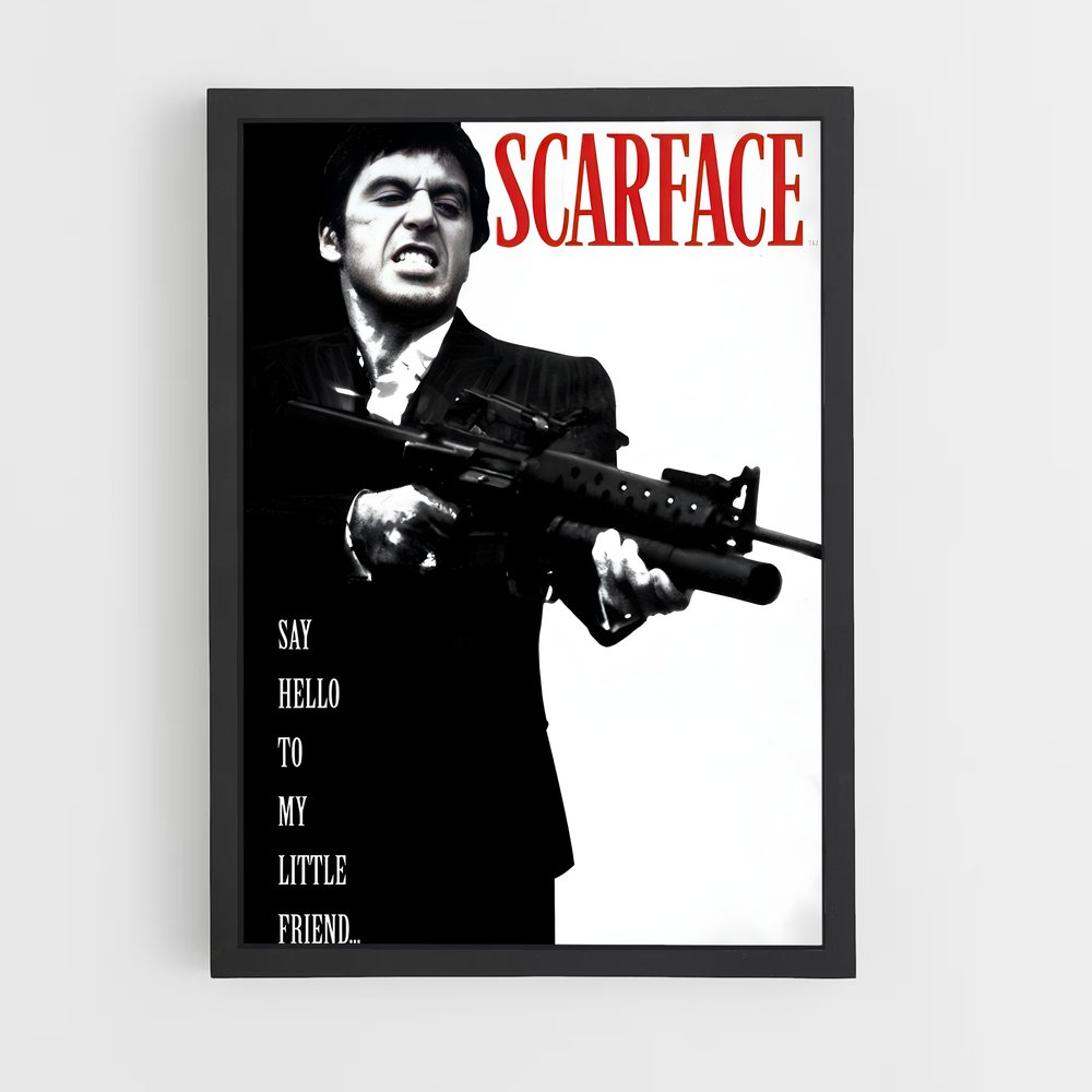 ap-tony montana-4 cadre Noir