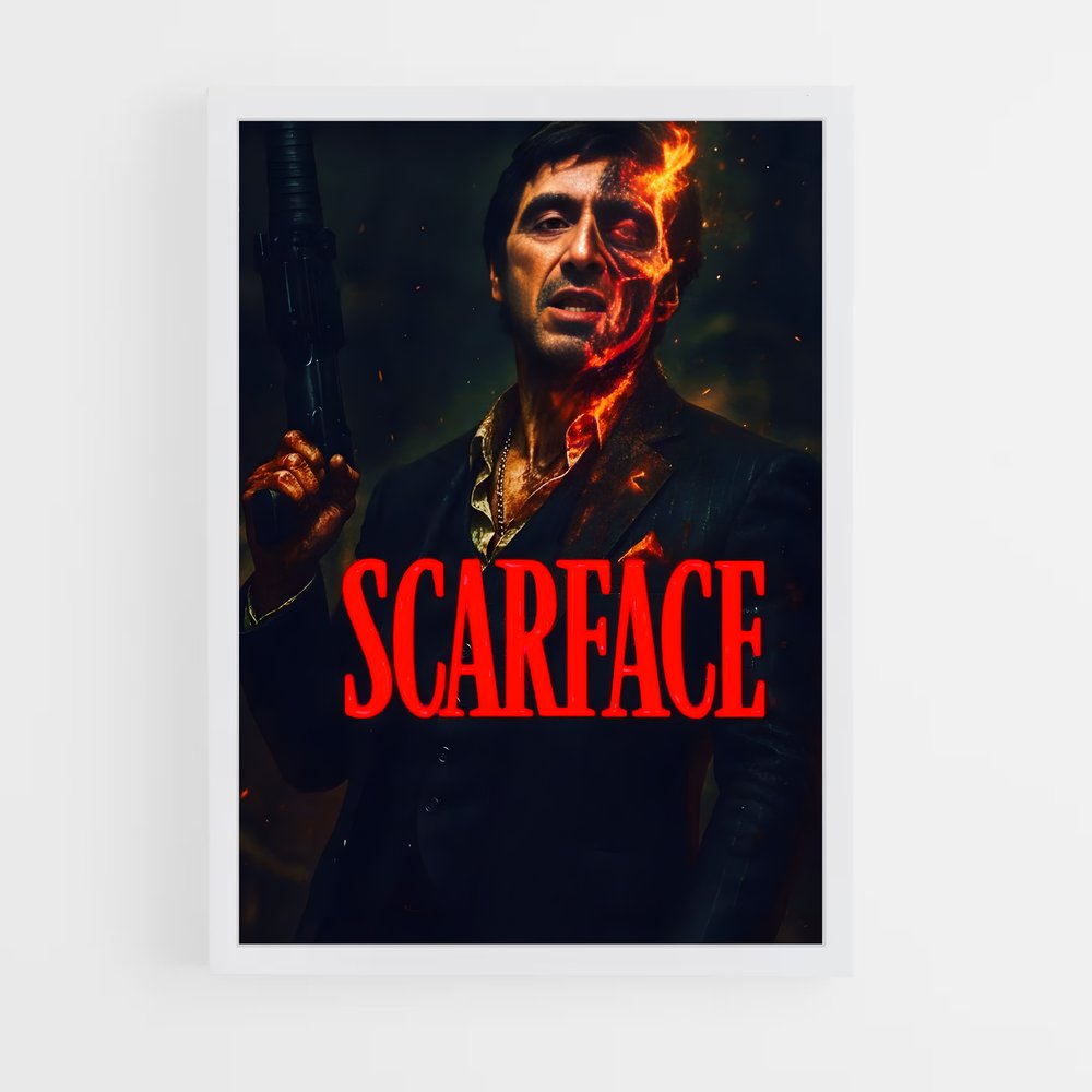 ap-tony montana-5 cadre Blanc