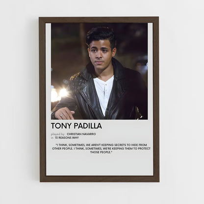 ap-tony padilla-4 cadre Bois foncé